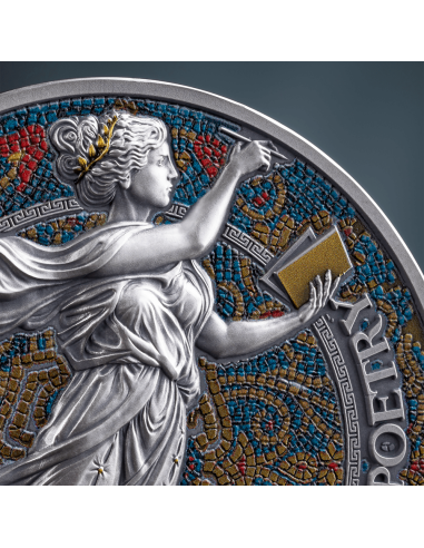 CALLIOPE The Nine Muses 2 Oz Silver Coin 2000 Francs Cameroon 2024 - Coins & More - Cameroun