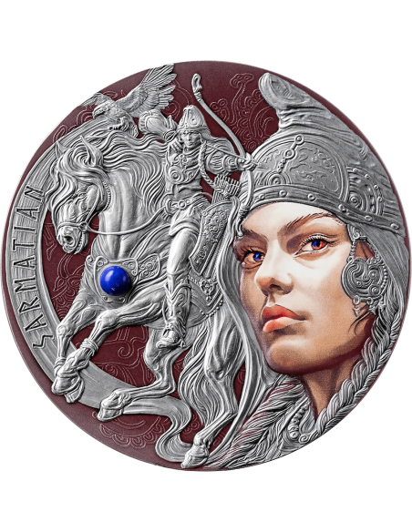 SAMARTIAN Femina Bellator 2 Oz Silver Coin 2000 Francs CFA Cameroon 2024 - Coins & More - Camerun