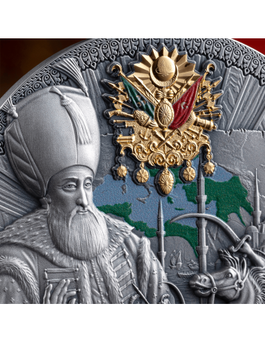 OTTOMAN EMPIRE Legacy of the Greatest Empires 2 Oz Silver Coin 2000 Francs CFA Cameroon 2024 - Coins & More - Camerun