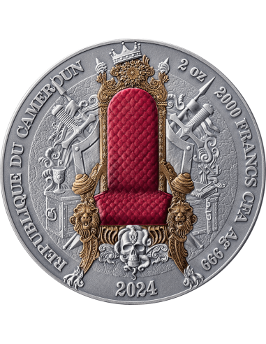 OTTOMAN EMPIRE Legacy of the Greatest Empires 2 Oz Silver Coin 2000 Francs CFA Cameroon 2024 - Coins & More - Camerun