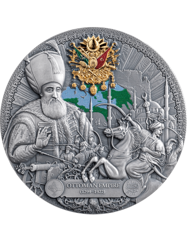OTTOMAN EMPIRE Legacy of the Greatest Empires 2 Oz Silver Coin 2000 Francs CFA Cameroon 2024 - Coins & More - Camerun