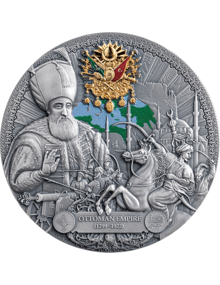OTTOMAN EMPIRE Legacy of the Greatest Empires 2 Oz Silver Coin 2000 Francs CFA Cameroon 2024 - Coins & More - Camerun