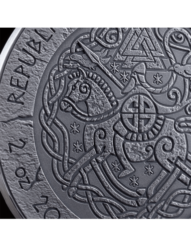 ERIK THE RED The Way to Valhalla 2 Oz Silver Coin 2000 Francs Cameroon 2024 - Coins & More - Kamerun