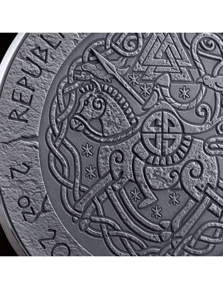 ERIK THE RED The Way to Valhalla 2 Oz Silver Coin 2000 Francs Cameroon 2024 - Coins & More - Kamerun