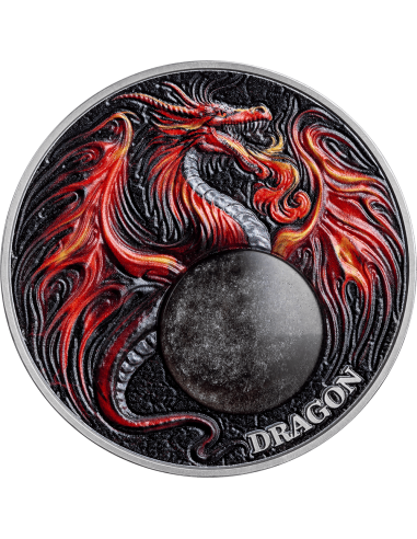 DRAGON Chronicles of Fire 2 Oz Silver Coin 10 Cedis Ghana 2024 - Coins & More - Ghana