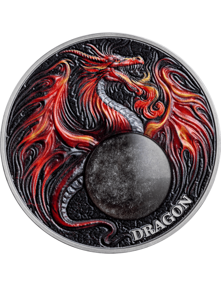 DRAGON Chronicles of Fire 2 Oz Silver Coin 10 Cedis Ghana 2024 - Coins & More - Ghana