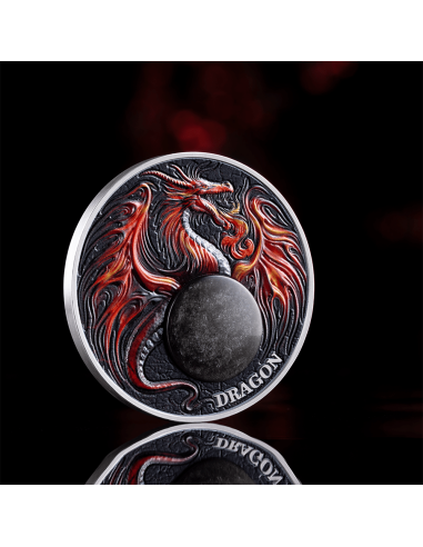 DRAGON Chronicles of Fire 2 Oz Silver Coin 10 Cedis Ghana 2024 - Coins & More - Ghana