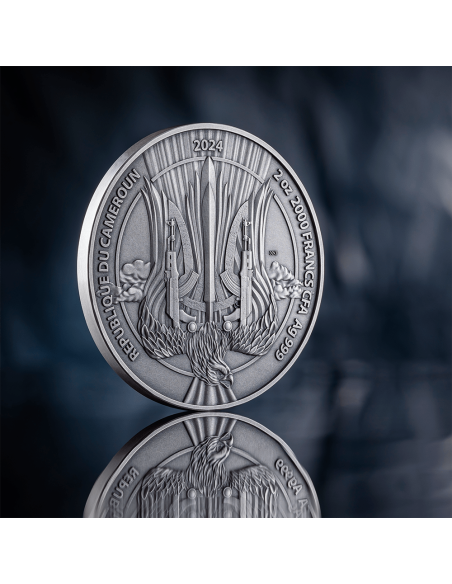 ARMY OF DRONES Guardians of Freedom 2 Oz Silver Coin 2000 Francs Cameroon 2024 - Coins & More - Cameroun