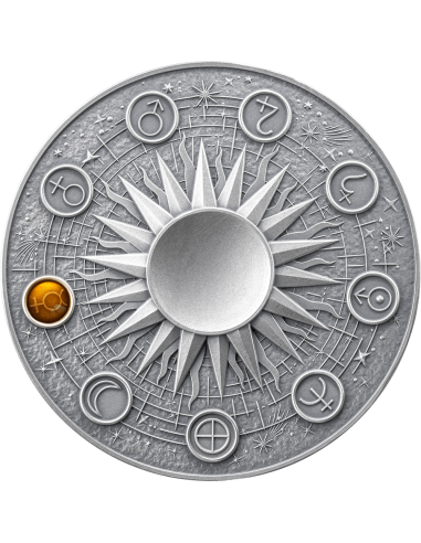 MERCURY Solar System 2 Oz Silver Coin 10 Cedis Ghana 2024 - Coins & More - Ghana