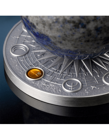 EARTH Solar System 2 Oz Silver Coin 10 Cedis Ghana 2024 - Coins & More - Ghana
