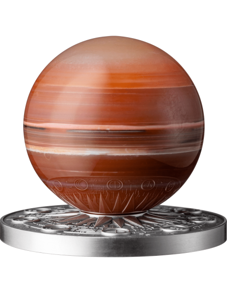 MARS Solar System 2 Oz Silver Coin 10 Cedis Ghana 2024 - Coins & More - Ghana