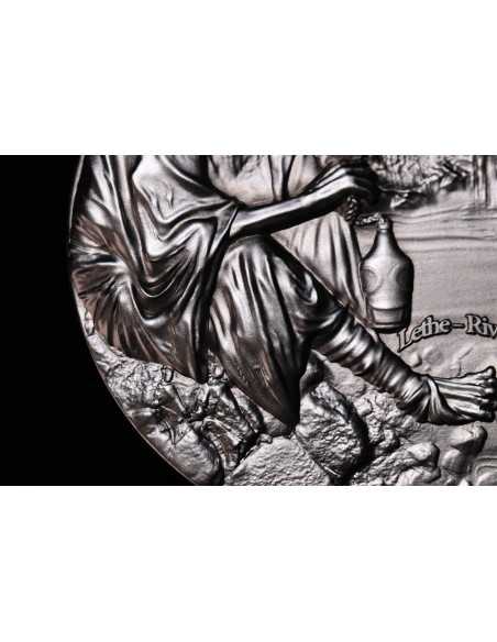LETH The Forgetful River 2 Oz Silver Coin 2000 CFA Francs Gabon 2025 - Coins & More - Gabon