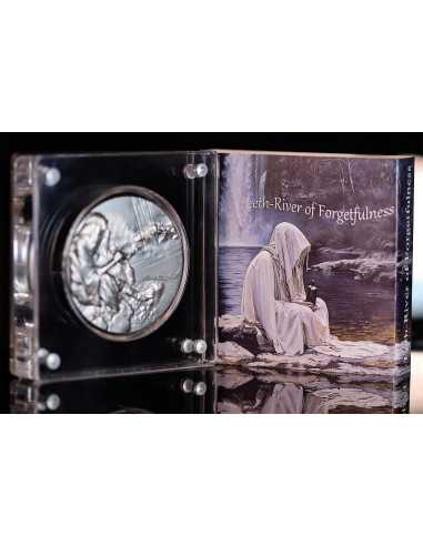 LETH The Forgetful River 2 Oz Silver Coin 2000 CFA Francs Gabon 2025 - Coins & More - Gabon