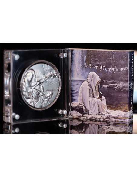 LETH The Forgetful River 2 Oz Silver Coin 2000 CFA Francs Gabon 2025 - Coins & More - Gabon