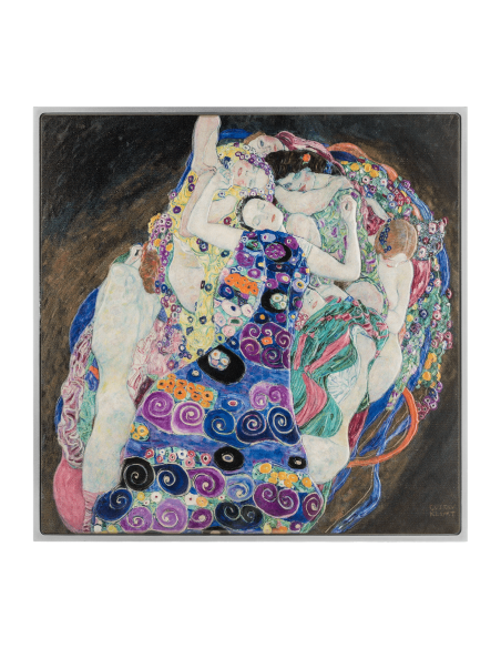 THE VIRGIN 1913 By Gustav Klimt Colored 2.5 Oz Silver & 120g Copper Coin 10000 Francs Chad 2024 - Coins & More - Tchad