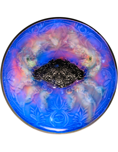 CANCER Twelve Zodiac Signs 5 Oz UV and Glow in Dark Silver Coin 12$ Dollars Niue 2024 - Coins & More - Chad