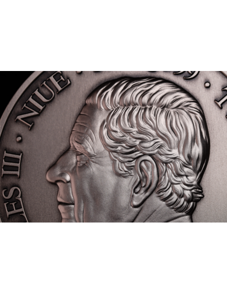 CANCER Twelve Zodiac Signs 5 Oz UV and Glow in Dark Silver Coin 12$ Dollars Niue 2024 - Coins & More - Chad