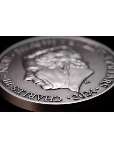 CANCER Twelve Zodiac Signs 5 Oz UV and Glow in Dark Silver Coin 12$ Dollars Niue 2024 - Coins & More - Chad