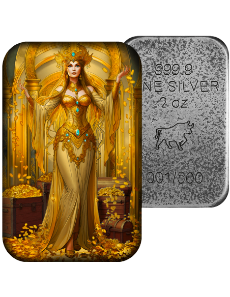 AVARICE Seven Deadly Sins Premium Cast Bar 2 Oz Silver - Coins & More - Argento