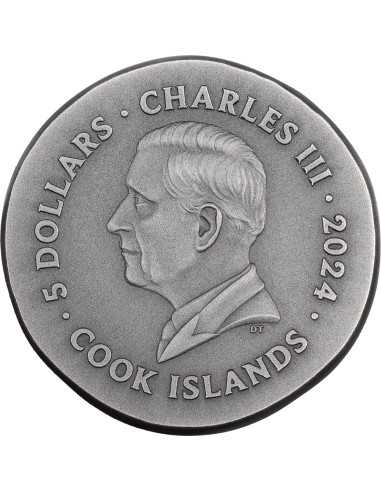GRYPHON Numismatic Icons 1 Oz Silver Coin 5$ Cook Islands 2024 - Coins & More - Cookinseln
