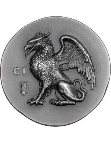 GRYPHON Numismatic Icons 1 Oz Silver Coin 5$ Cook Islands 2024 - Coins & More - Cookinseln
