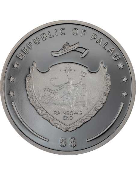 YIN AND YANG 1 Oz Silver Coin 5$ Palau 2024 - Coins & More - Palau