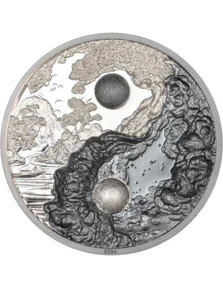 YIN AND YANG 1 Oz Silver Coin 5$ Palau 2024 - Coins & More - Palau