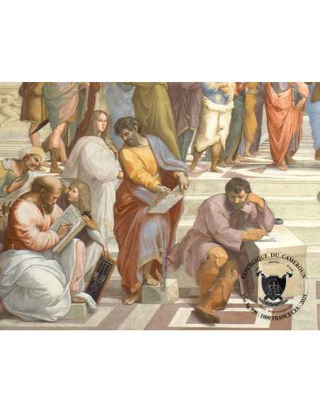 THE SCHOOL OF ATHEN By Raphael 1 Oz Silver Coin 1000 Francs Cameroon 2025 - Coins & More - Kamerun