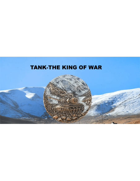 TANK The King of War 2 Oz Silver Coin 2 Guards Truth Guard 2024 - Coins & More - Silber