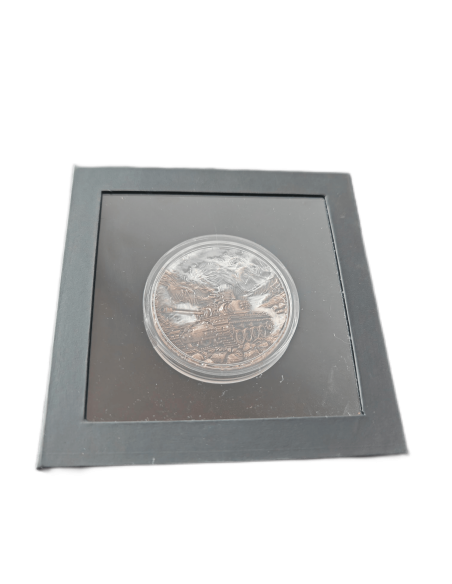 TANK The King of War 2 Oz Silver Coin 2 Guards Truth Guard 2024 - Coins & More - Silber