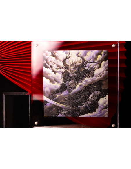 DEMONIC SAMURAI Demonic Warrior 1 Oz Silver Coin 1000 Francs Cameroon 2025 - Coins & More - Camerun