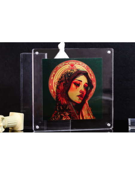 VEILED LAMENTATION : Tears of Scarlet 1 Oz Silver Coin 1000 Francs Cameroon 2025 - Coins & More - Camerun
