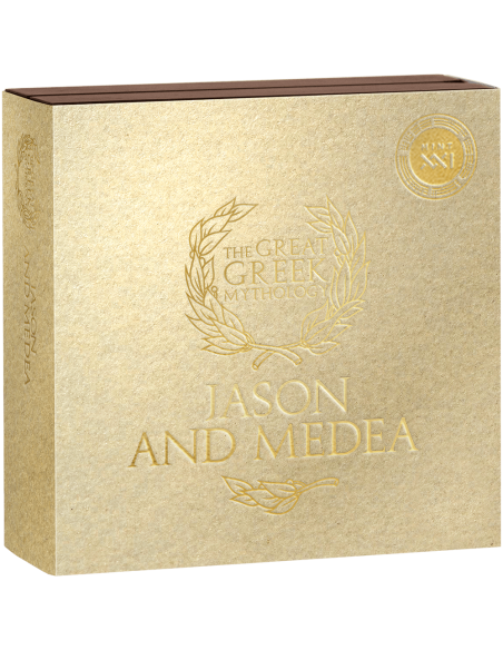 JASON AND MEDEA The Great Greek Mythology 2 Oz Silver Coin 2000 Francs Cameroon 2024 - Coins & More - Camerun