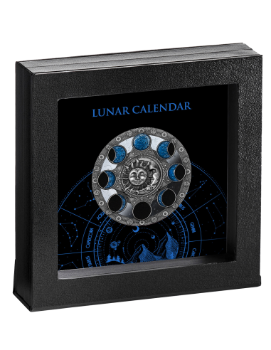 LUNAR CALENDAR 2 Oz Silver Coin 2$ Niue 2024 - Coins & More - Niue