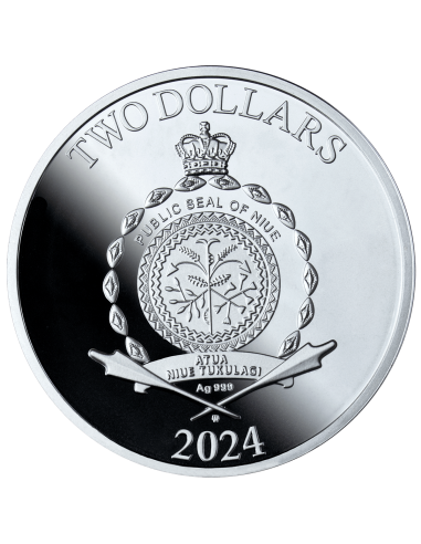 VICTORIA 1 Oz Silver Coin 2$ Niue 2024 - Coins & More - Niue