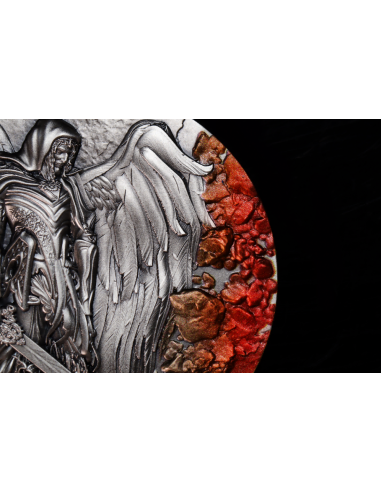 SAINT GABRIEL Archangel 2 Oz Antique Silver Coin 2000 Francs Cameroon 2025 - Coins & More - Kamerun