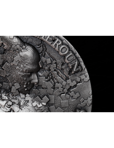 SAINT GABRIEL Archangel 2 Oz Antique Silver Coin 2000 Francs Cameroon 2025 - Coins & More - Kamerun