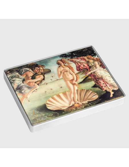 BIRTH OF VENUS 1486 By Sandro Botticelli Colored 1 Oz Silver & 14 Oz Copper Coin 1000 Francs Chad 2024 - Coins & More - Tschad