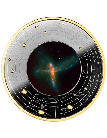 TINKER BELL TRIPLET Galaxies Silver Coin 500 Francs CFA Cameroon 2024 - Coins & More - Camerun