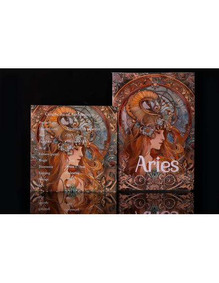 ARIES 12 Zodiac Series Silver Coin 500 Francs CFA Cameroon 2025 - Coins & More - Camerún