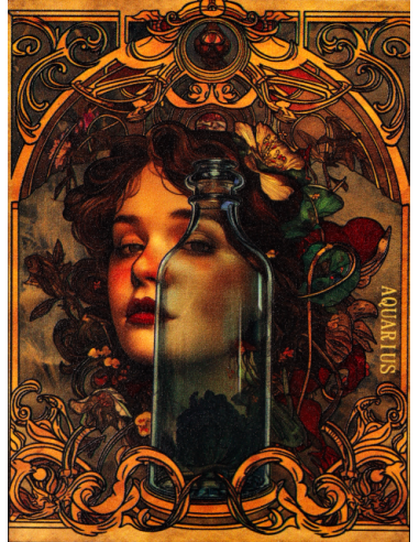 AQUARIUS 12 Zodiac Series Silver Coin 500 Francs CFA Cameroon 2025 - Coins & More - Camerun