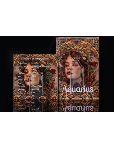 AQUARIUS 12 Zodiac Series Silver Coin 500 Francs CFA Cameroon 2025 - Coins & More - Camerun