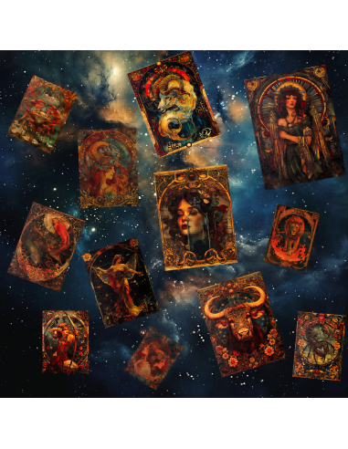 FULL SET 12 Zodiac Series 12x Silver Coin 500 Francs CFA Cameroon 2025 - Coins & More - Cameroon