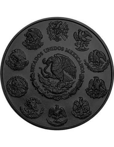 DAMA DE LA MUERTE Schwarzes Platin 1 Oz Silbermünze Mexiko 2023 - Coins & More - Mexiko