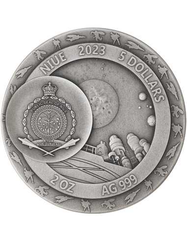 SUPERMAN Moneta d'argento 2 once 5$ Niue 2023 - Coins & More - Niue