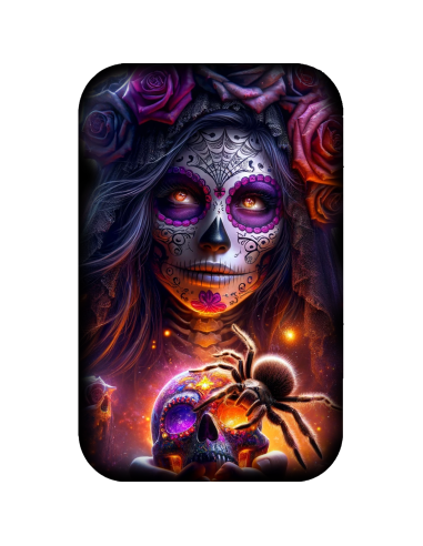 DIA DE LOS MUERTOS SPIDER Premium Cast Bar 2 Oz Silber - Coins & More - Silber