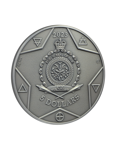 MILDA The Elements Monnaie Argent 2 Onces 5$ Niue 2023 - Coins & More - Niue