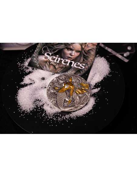 SIREN Greek Mythology Series 2 Oz Moneda de Plata 2000 Francos Camerún 2025 - Coins & More - Camerún