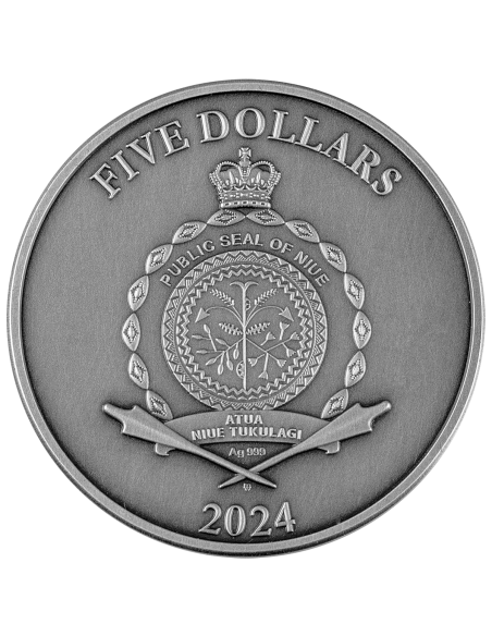 LADYBUG 2 Oz Silbermünze 5$ Niue 2024 - Coins & More - Niue