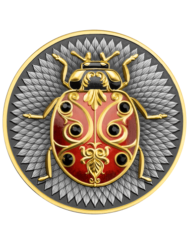 LADYBUG 2 Oz Silver Coin 5$ Niue 2024 - Coins & More - Niue